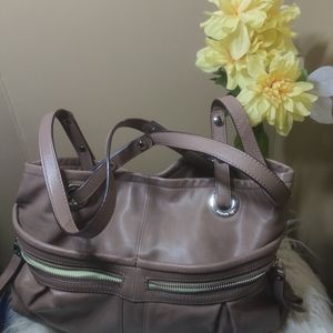 B Makowsky Soft Leather Shoulder Purse